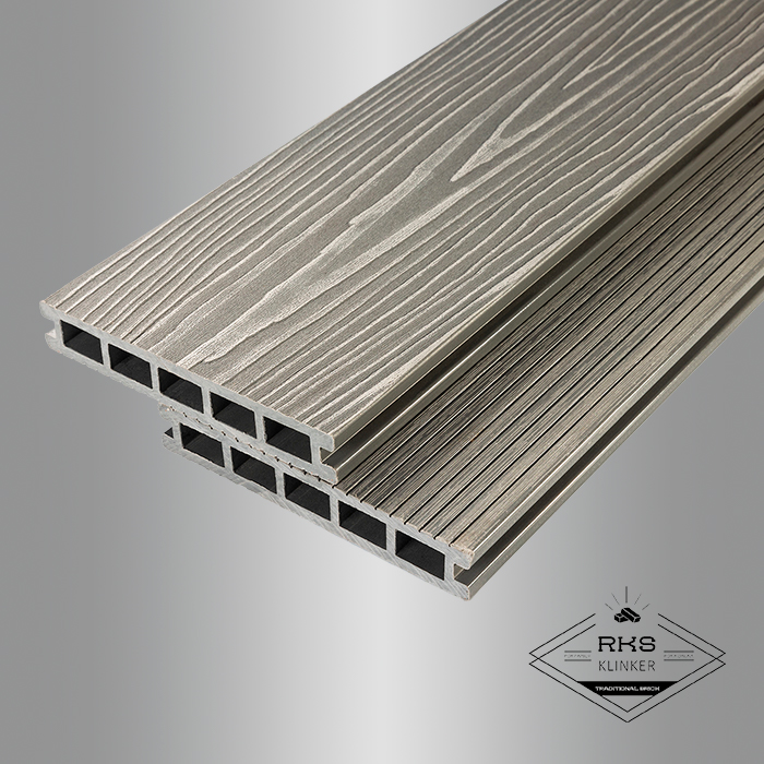 ᐉ Террасная доска из ДПК RusDecking, UnoDeck Ultra, Серый в Липецке